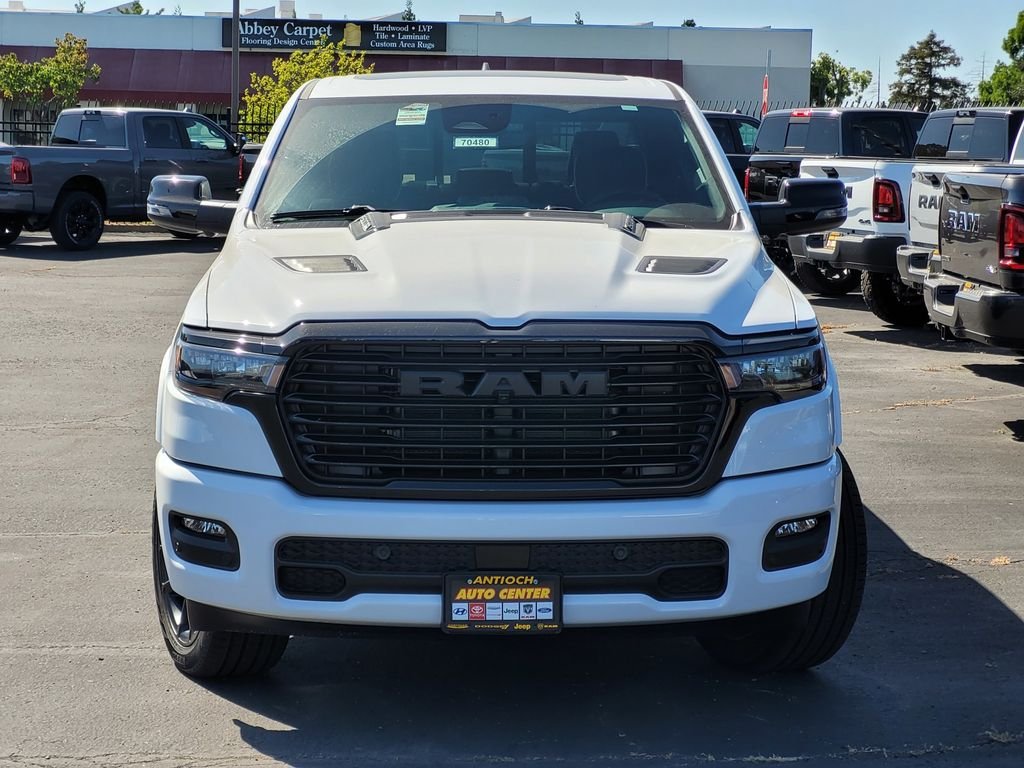 New 2026 Bright White Clear-Coat Exterior Paint RAM Laramie image 2