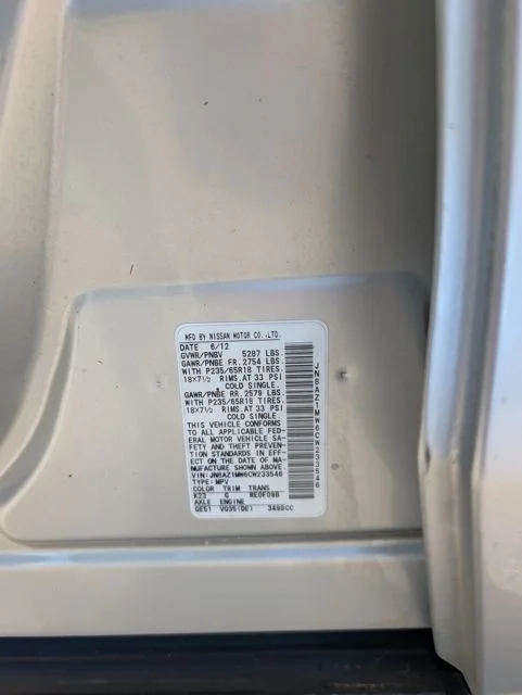 Used 2012 Silver Nissan SV image 28