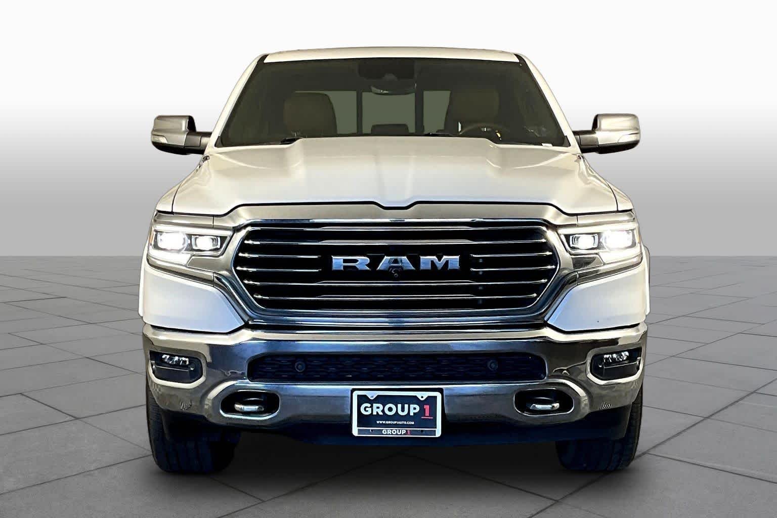 Used 2021 Ivory White Tri-Coat Pearlcoat Ram Longhorn image 5