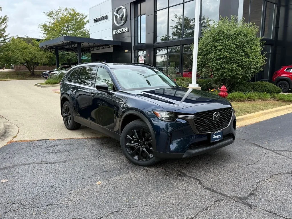 New 2026 Deep Crystal Blue Mica Mazda 3.3 Turbo Premium Sport AWD image 9