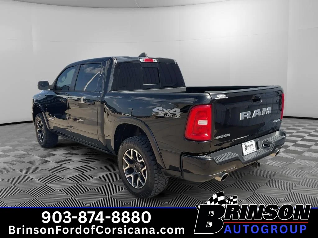 Used 2025 Diamond Black Crystal Pearlcoat Ram Laramie image 5