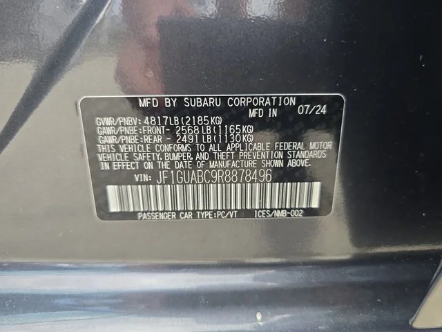 Used 2024 Gray Subaru Base image 27