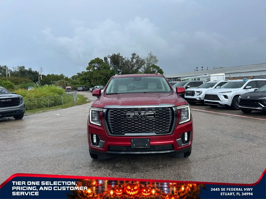 Used 2024 Volcanic Red Tintcoat GMC Denali image 3