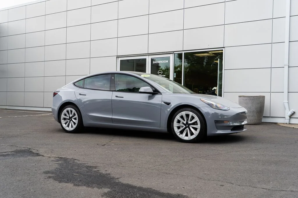 Used 2021 Gray Tesla Long Range image 24