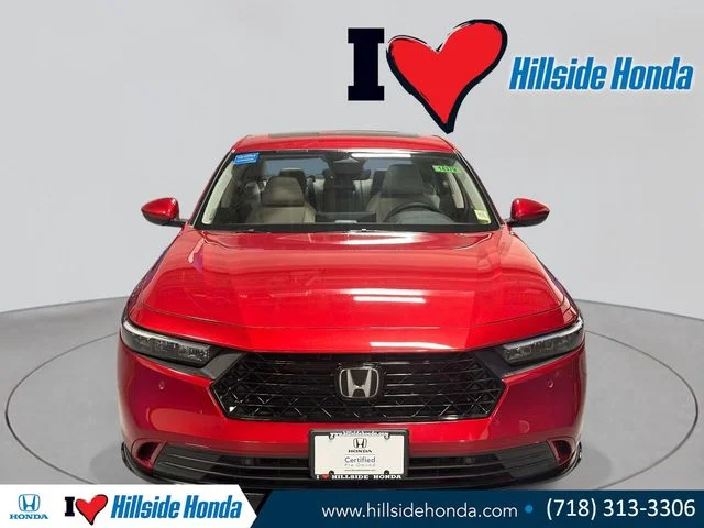 Certified Used 2023 Radiant Red Metallic Honda HYBRID EX-L BD image 8
