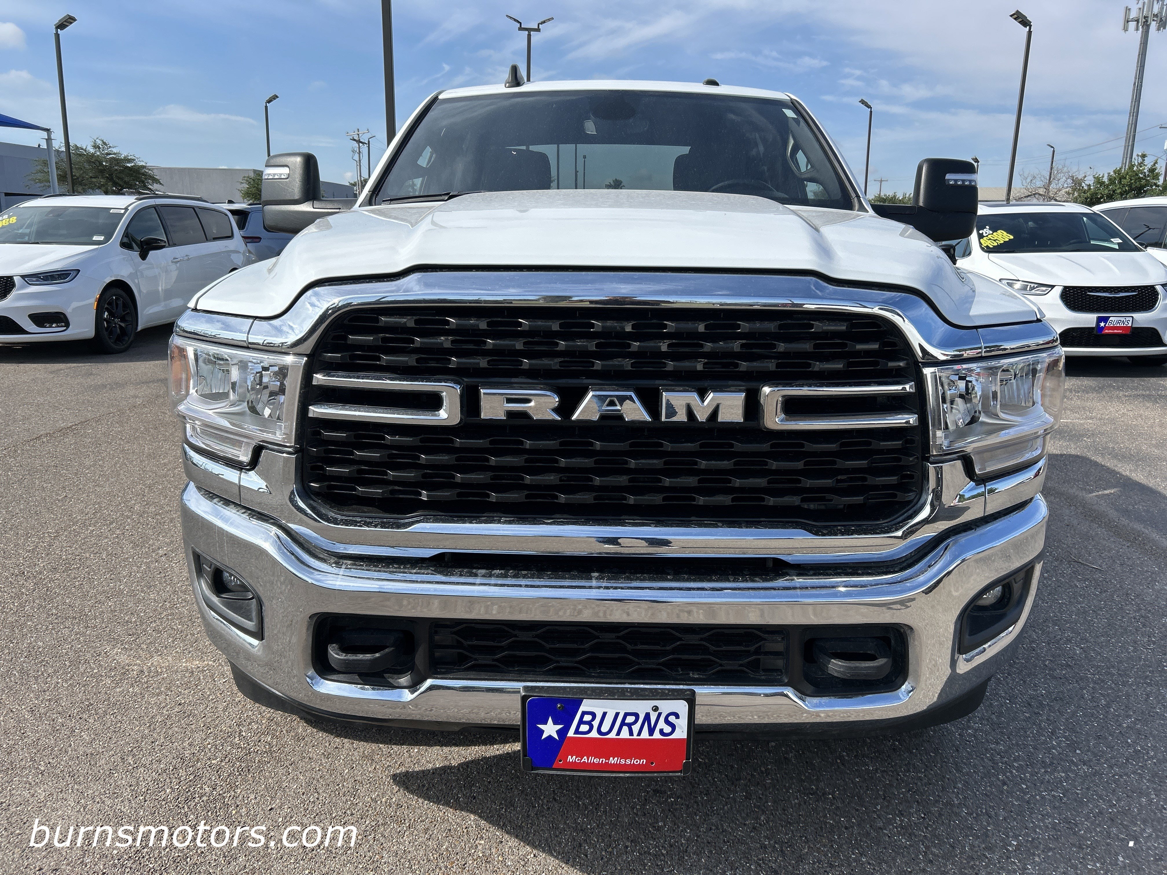 Used 2024 Bright White Ram Big Horn image 3