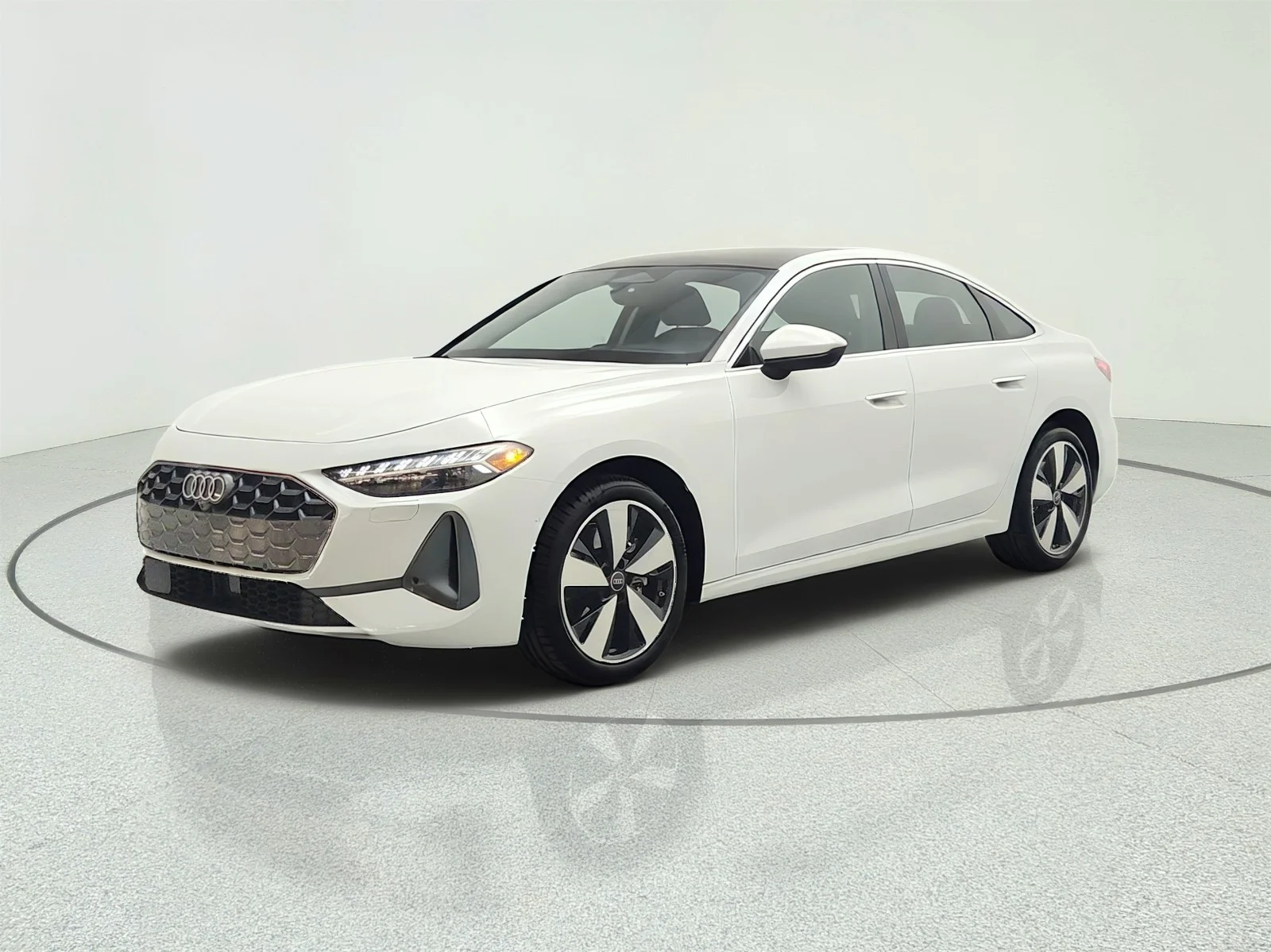 Used 2025 Glacier White Metallic Audi Premium Plus image 1