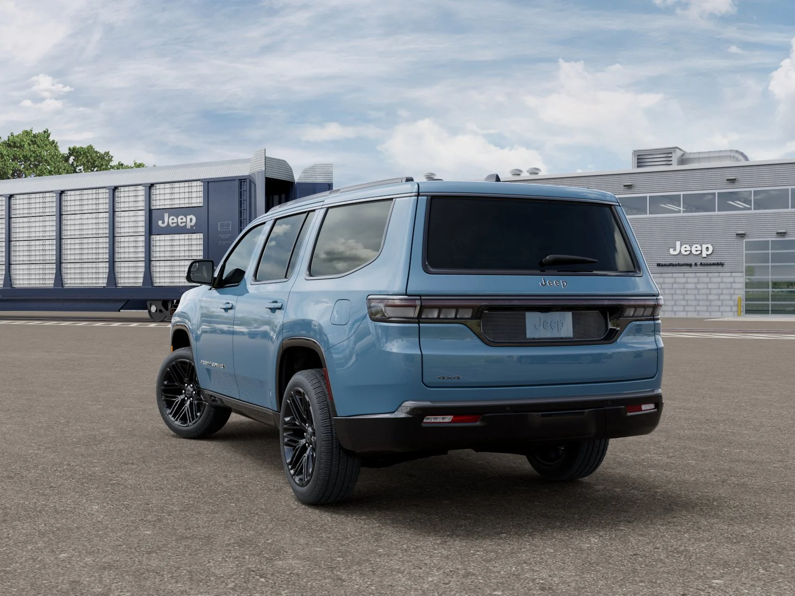 New 2026 Steel Blue Exterior Paint Jeep Grand Wagoneer image 3