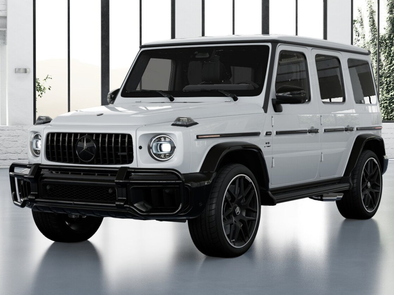 New 2026 MANUFAKTUR Moonlight White Metallic Mercedes-Benz AMG® G 63 SUV image 16