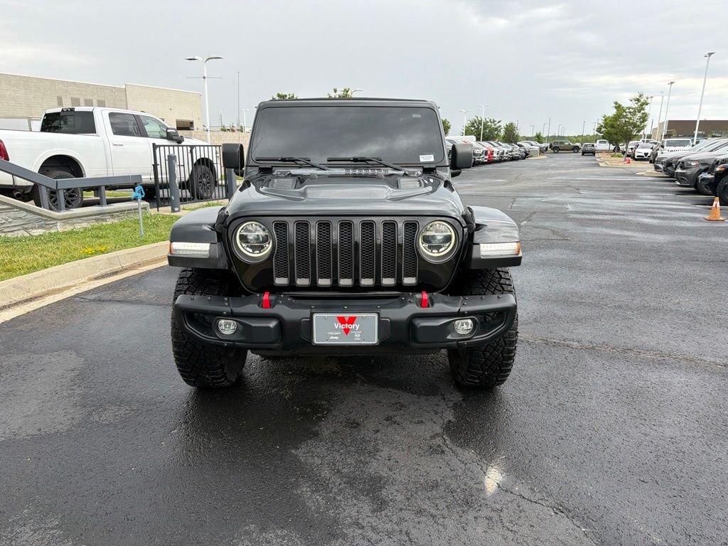 Used 2021 Jeep Wrangler Unlimited Rubicon with VIN 1C4HJXFN5MW733255 for sale in Kansas City