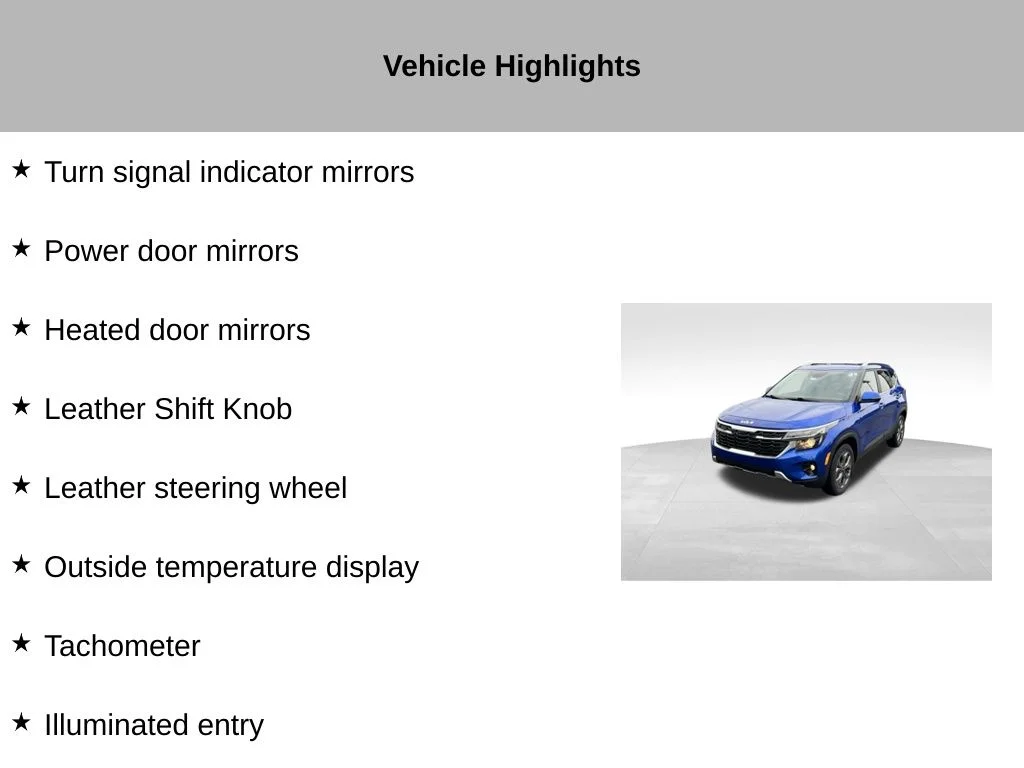 Certified Used 2024 Blue Kia S image 17