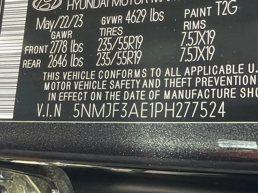 Used 2023 Gray Hyundai SEL image 34