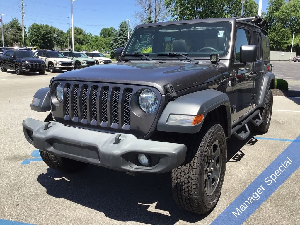 Used 2019 Gray Jeep Unlimited Sport image 14