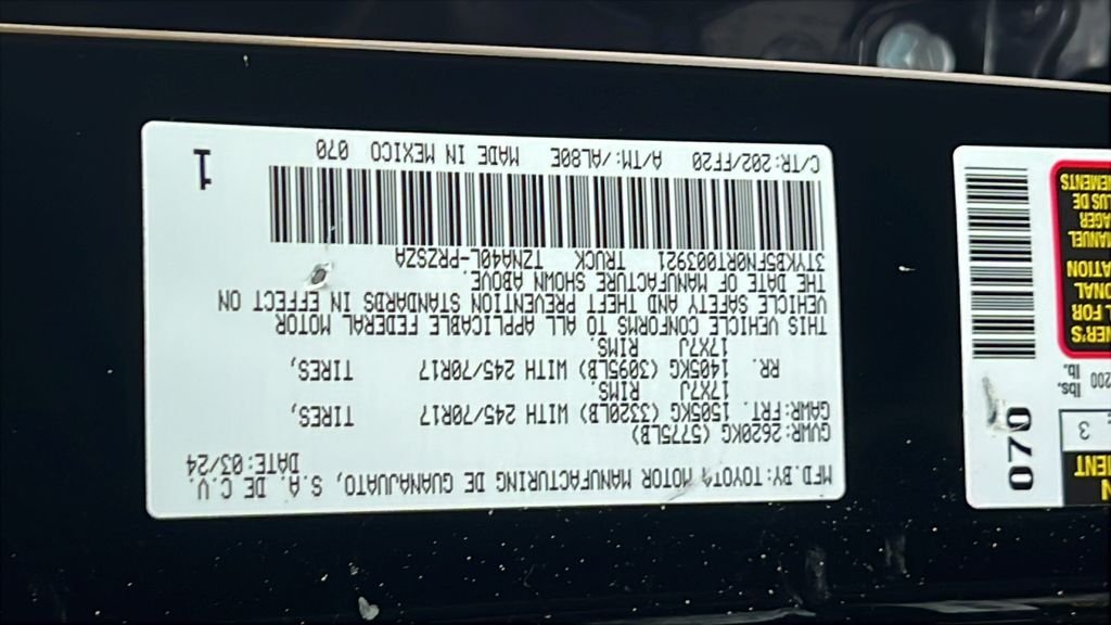 Used 2024 Black Toyota SR5 image 24