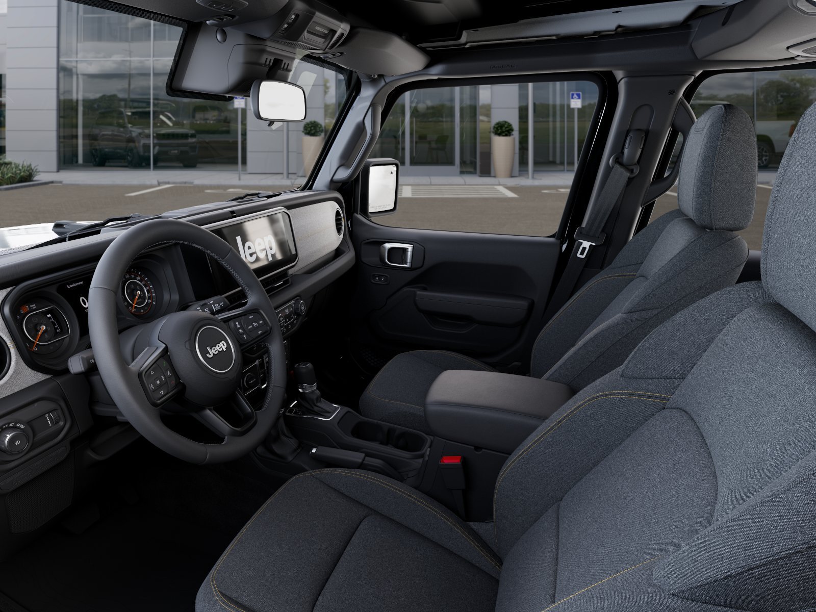 New 2026 Black Clear-Coat Exterior Paint Jeep Sport S image 48