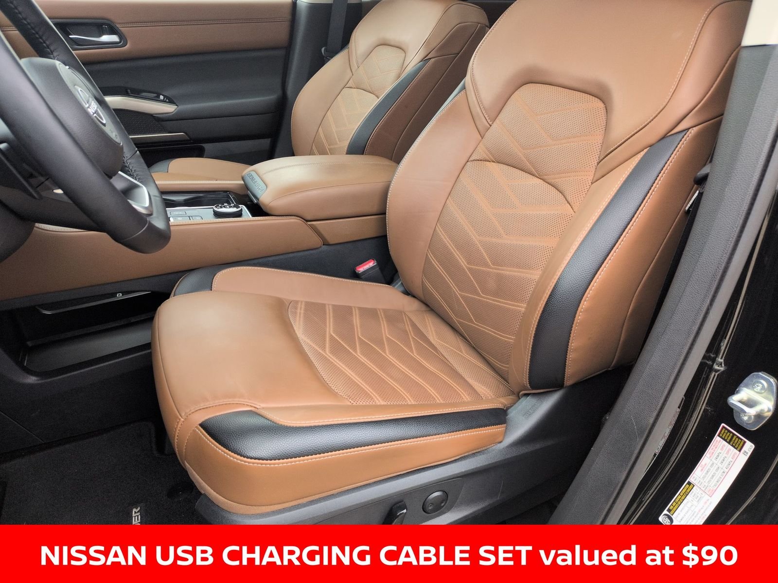 Certified Used 2024 Super Black Nissan Platinum image 29
