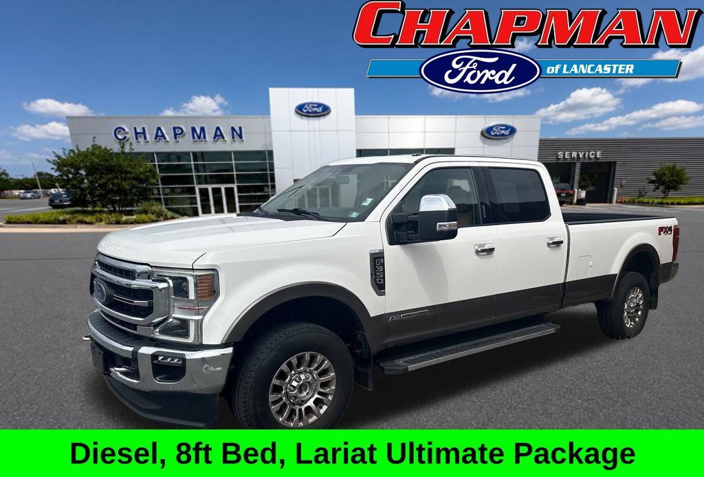 Certified Used 2022 White Ford Lariat image 1