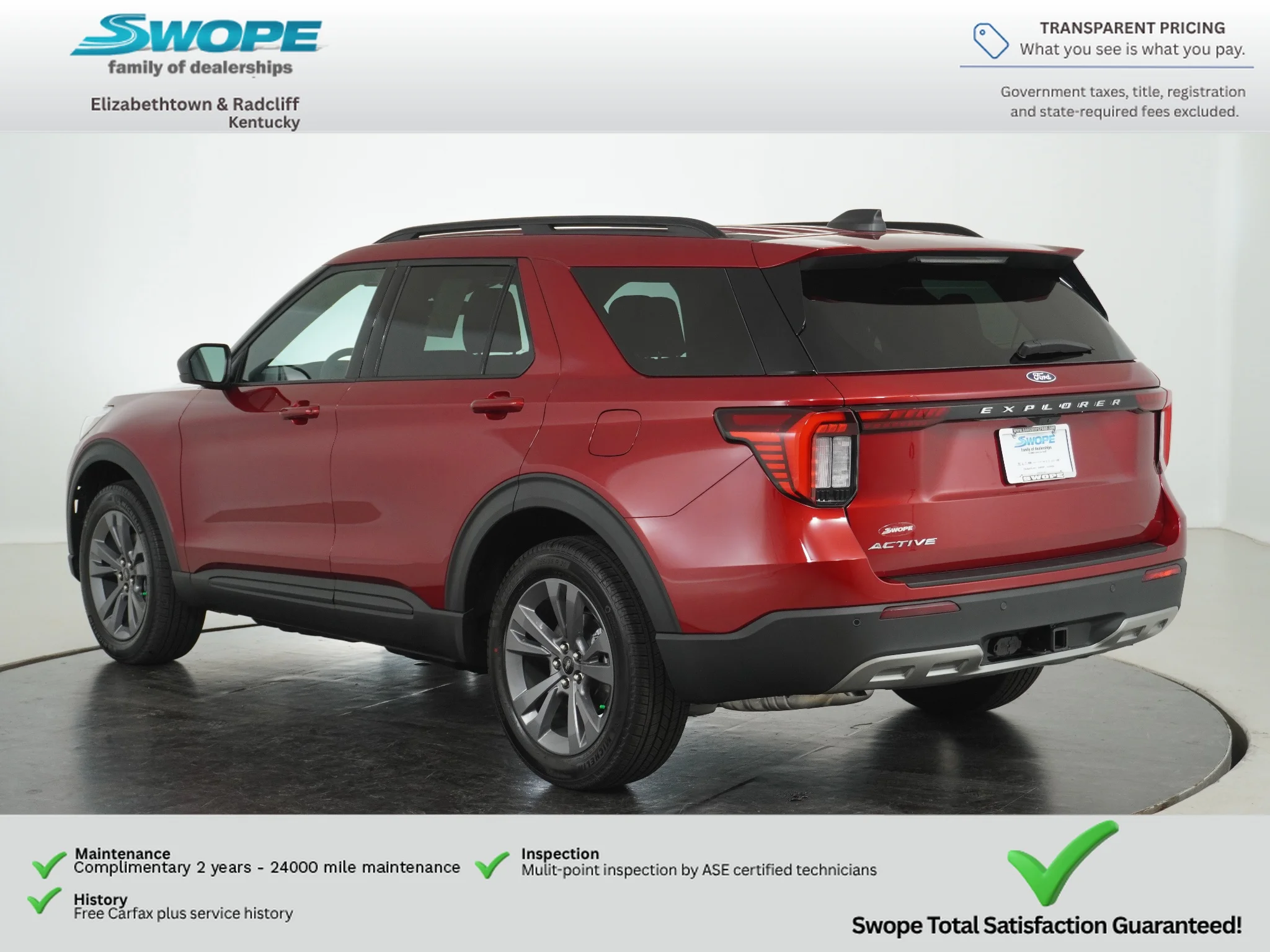 New 2027 Ruby Red Metallic Tinted Clearcoat Ford Active image 5