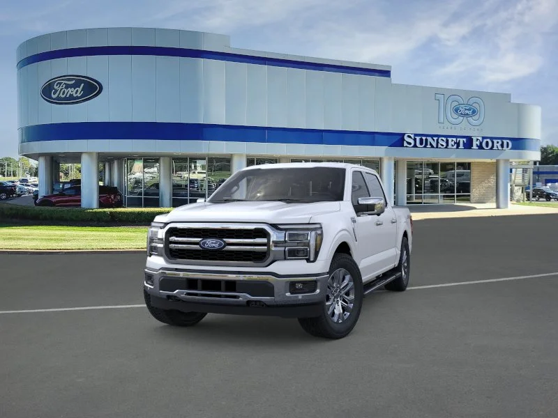New 2026 Star White Metallic Tri-Coat Ford Lariat® image 2