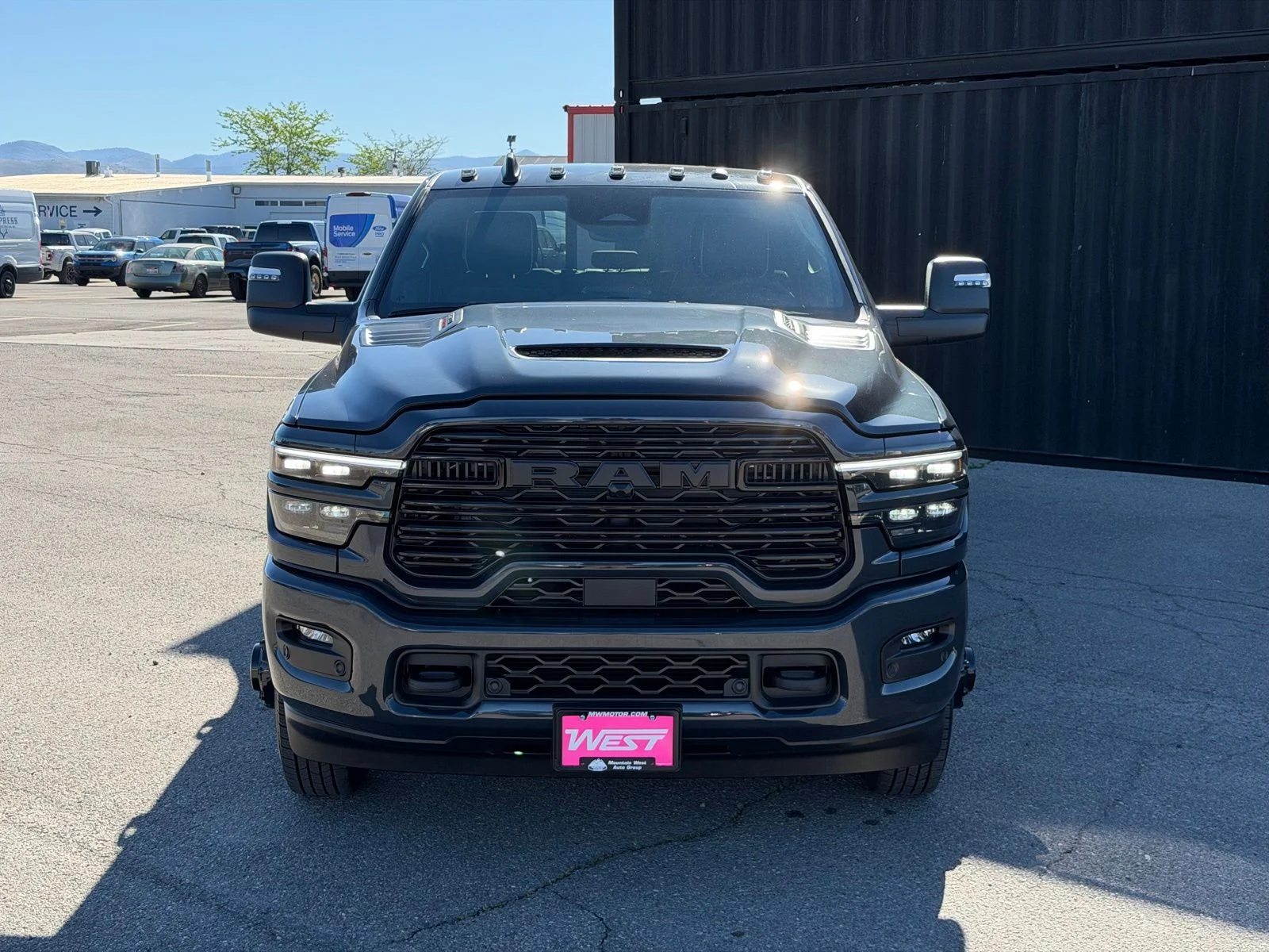 New 2026 Forged Blue Metallic Exterior Paint RAM Laramie image 3