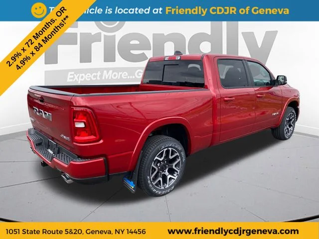 New 2026 Molten Red Pearl-Coat Exterior Paint RAM Laramie image 5