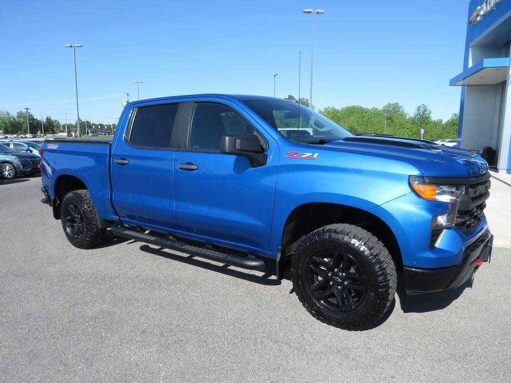 Used 2022 Glacier Blue Metallic Chevrolet Custom Trail Boss image 6