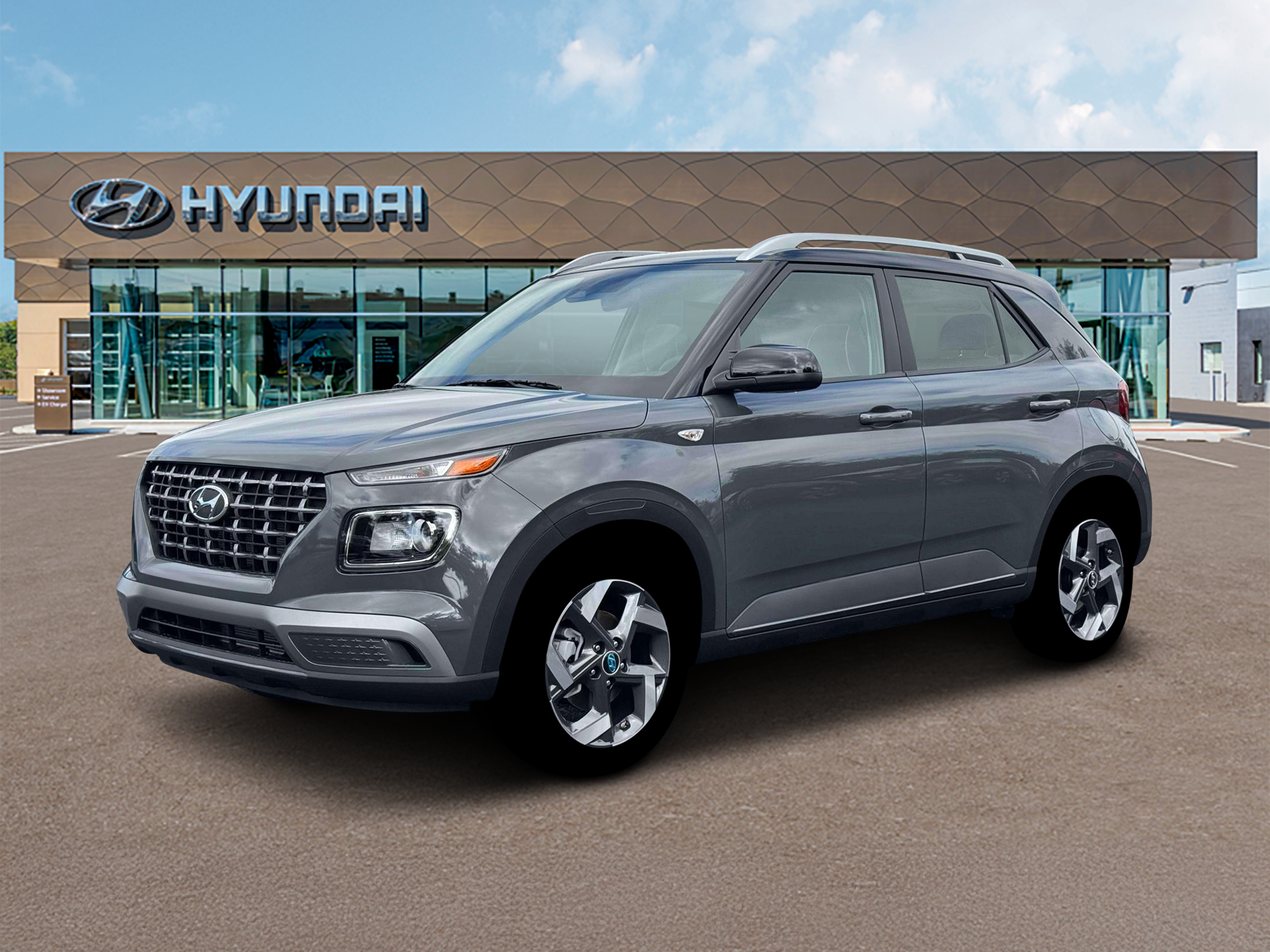 New 2026 Gray Hyundai SEL w/Two-Tone Roof image 2
