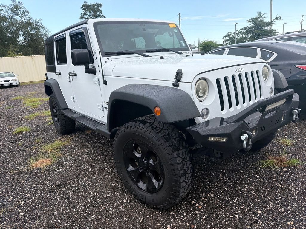 Used 2017 White Jeep Unlimited Sport image 9