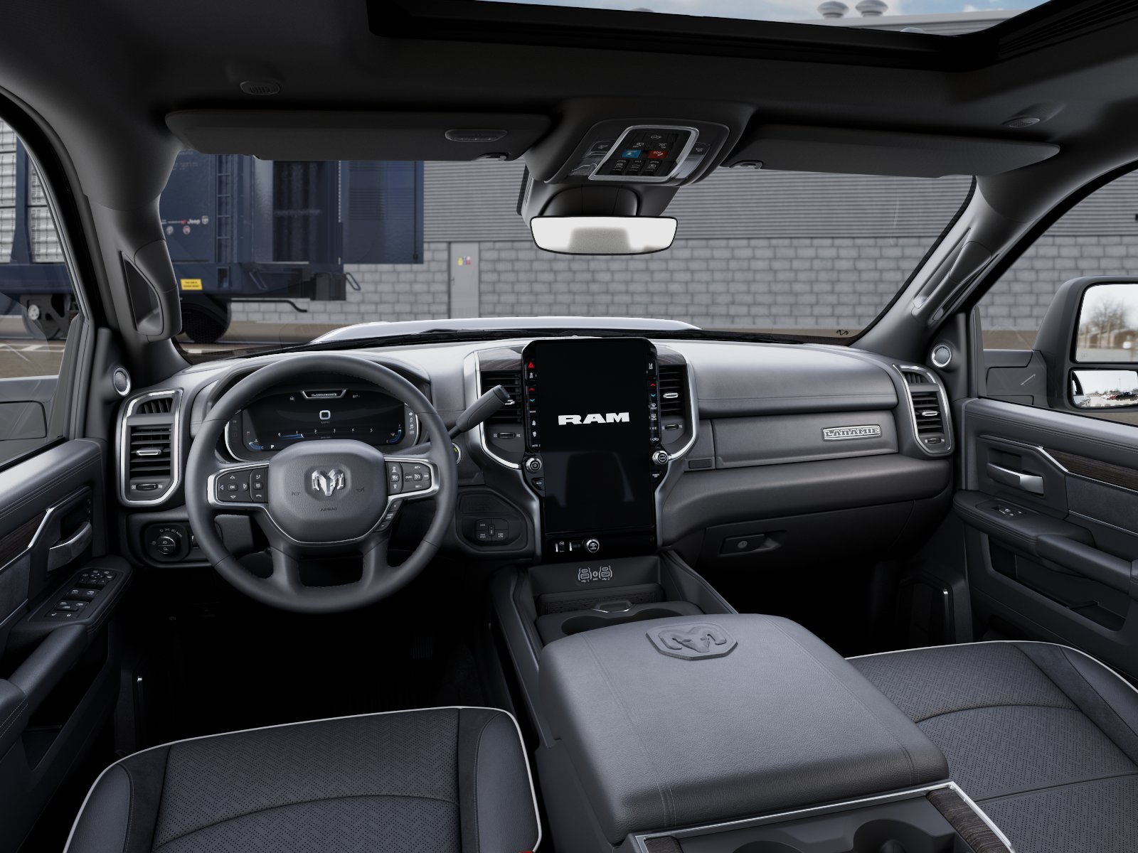 New 2026 Ceramic Gray Clear-Coat Exterior Paint RAM Laramie image 8