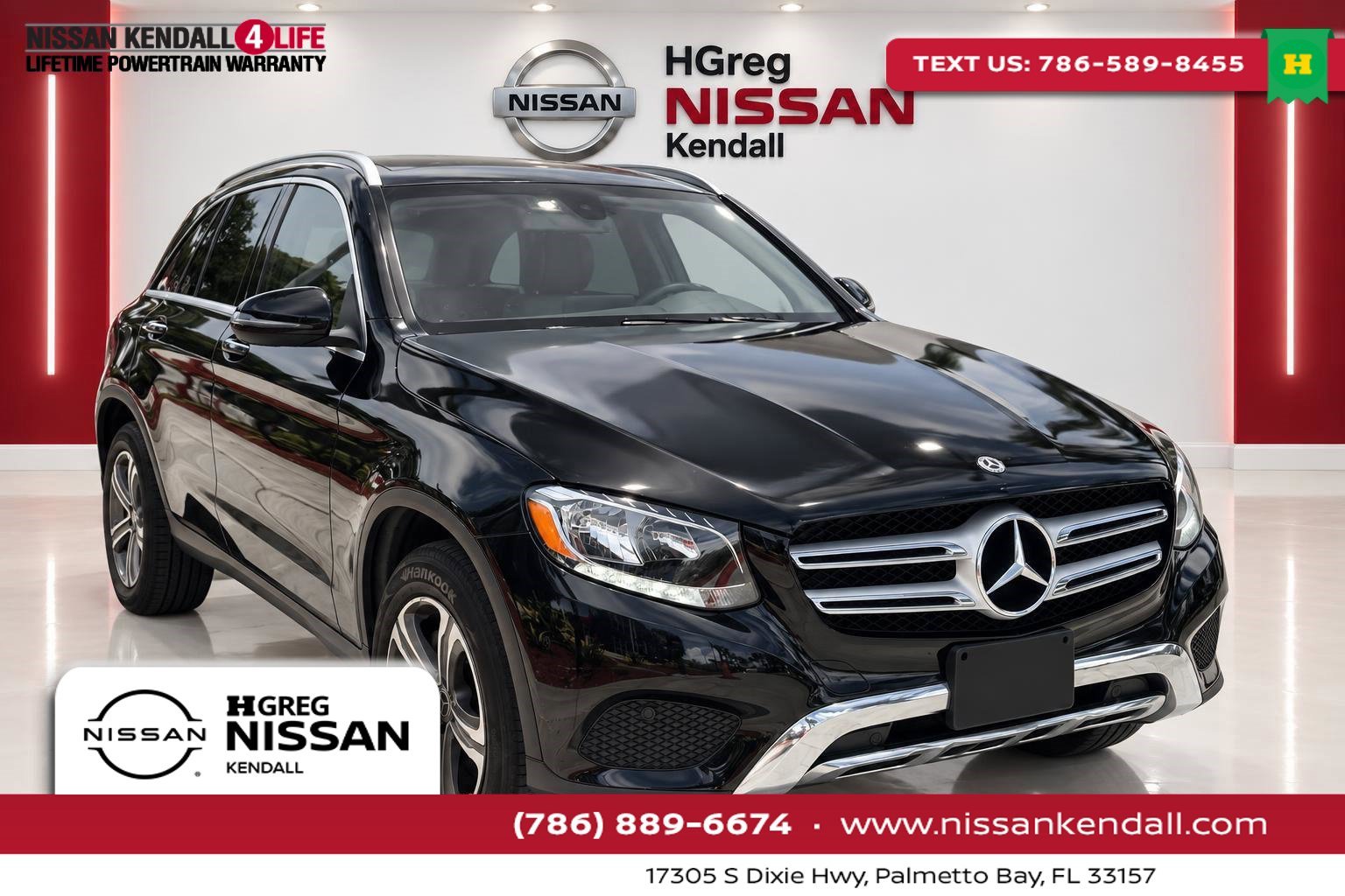 Used 2017 Black Mercedes-Benz GLC 300 image 1
