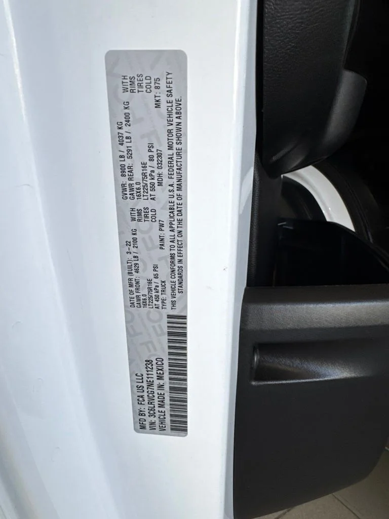 Used 2022 White Ram High Roof image 21