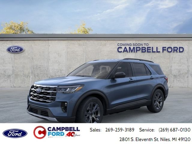 New 2026 Vapor Blue Metallic Ford Active image 1