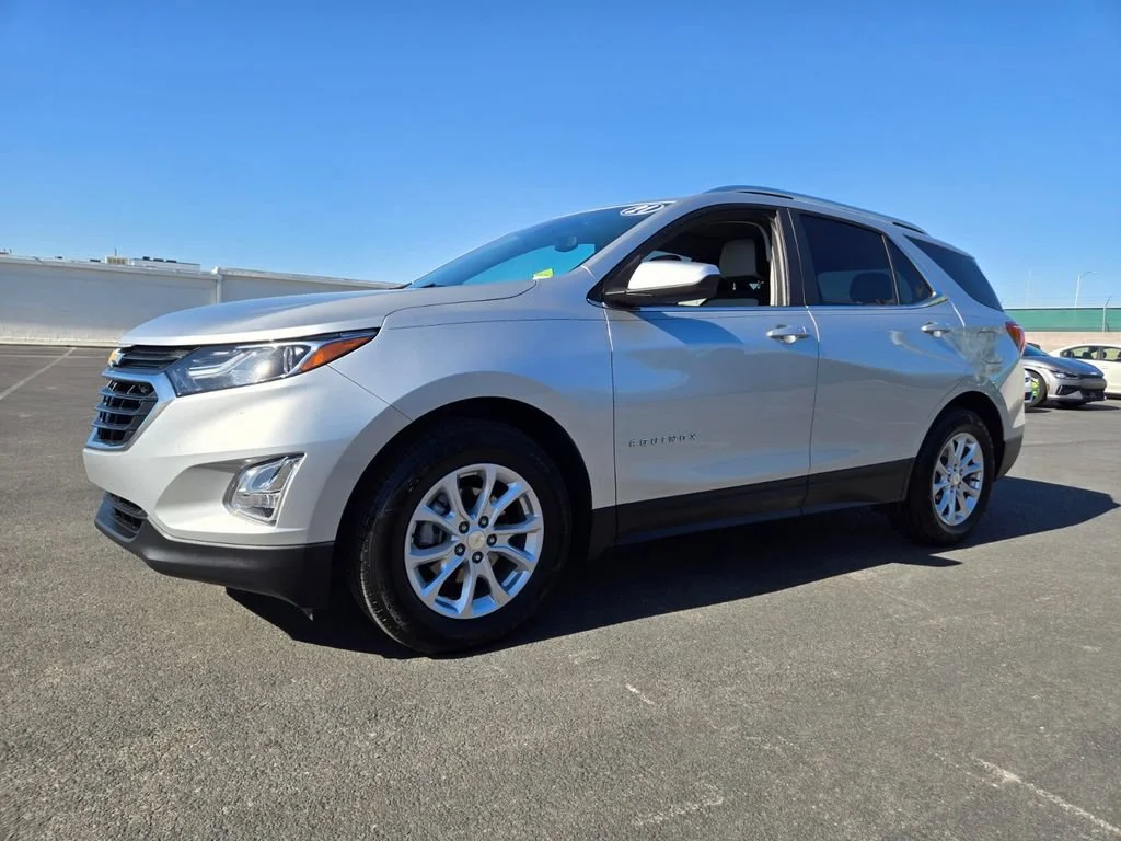Used 2021 SILVER ICE METALLIC Chevrolet LT image 2