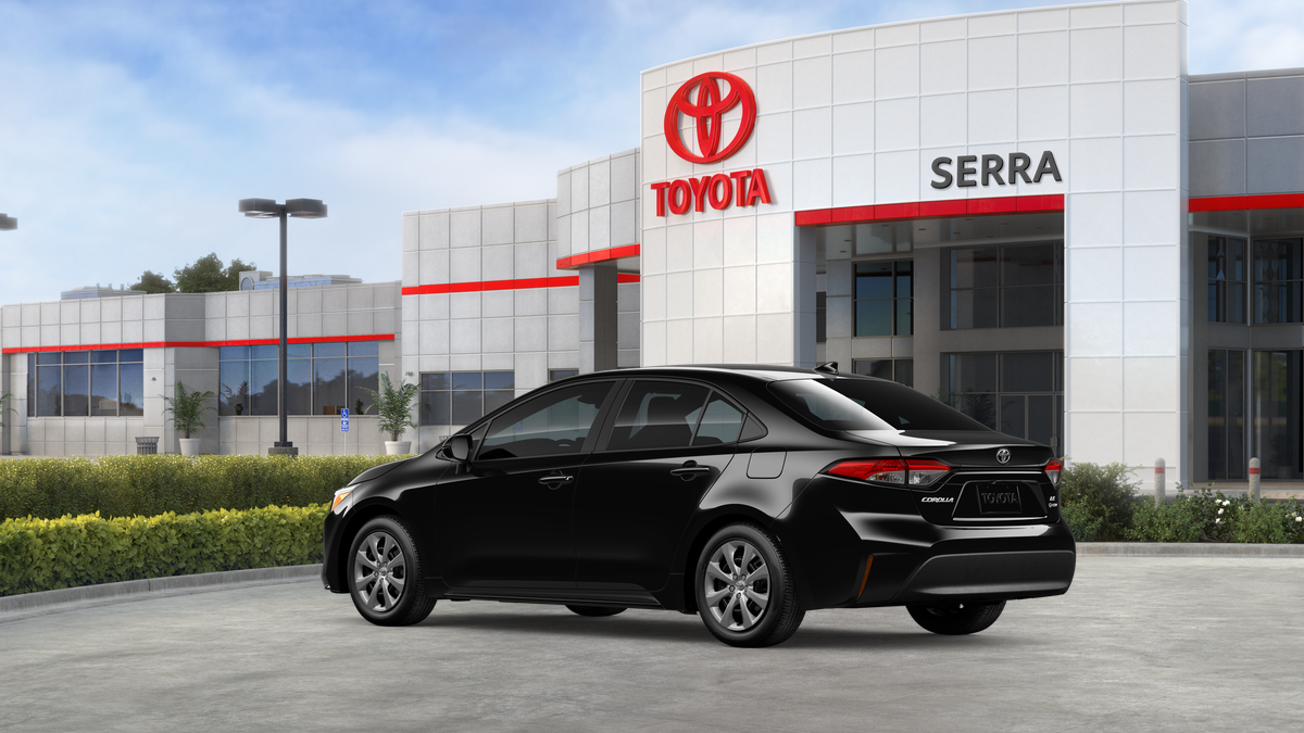 New 2026 Midnight Black Metallic Toyota Hybrid LE image 7