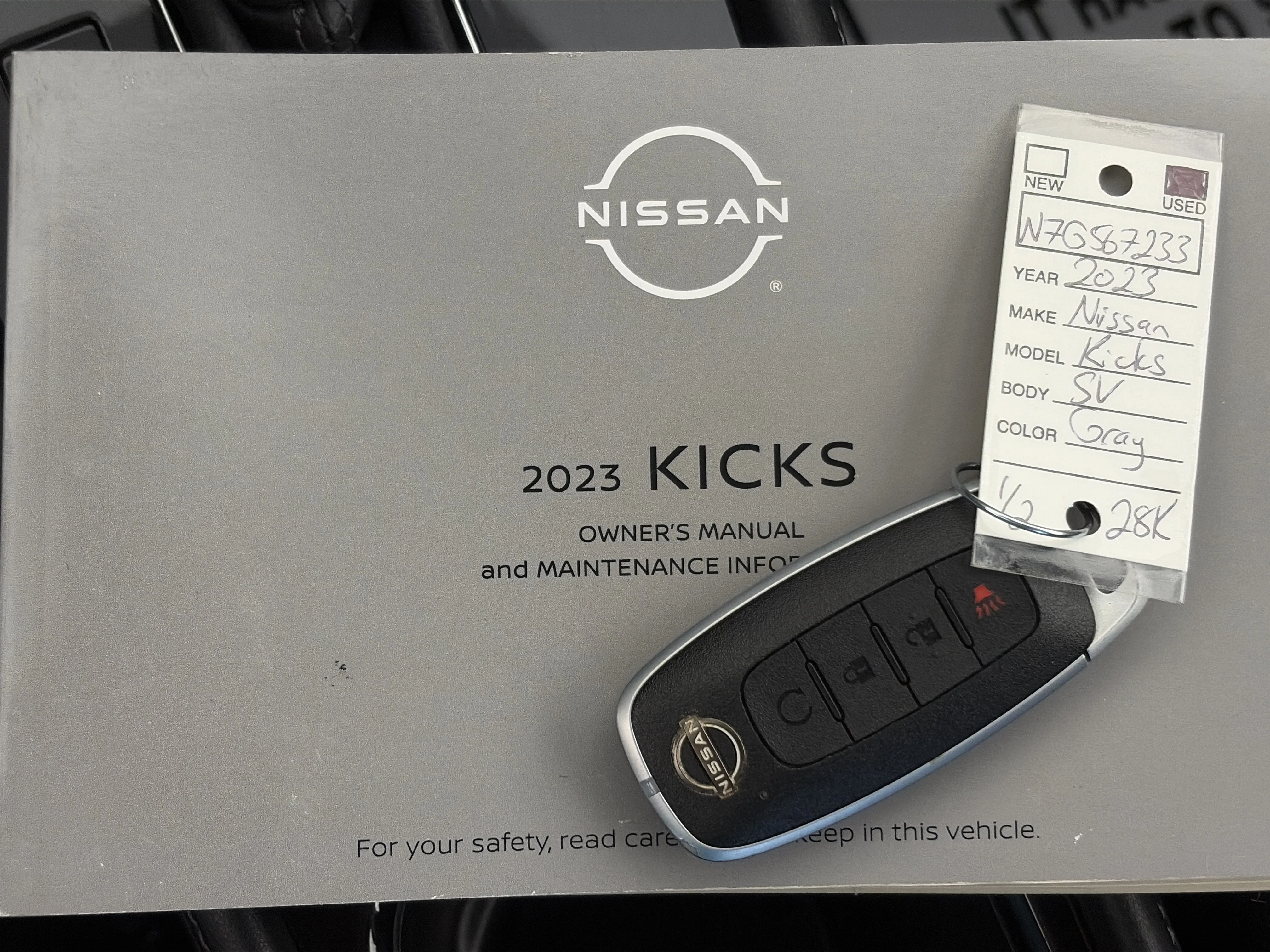 Used 2023 Gun Metallic Nissan SV image 33