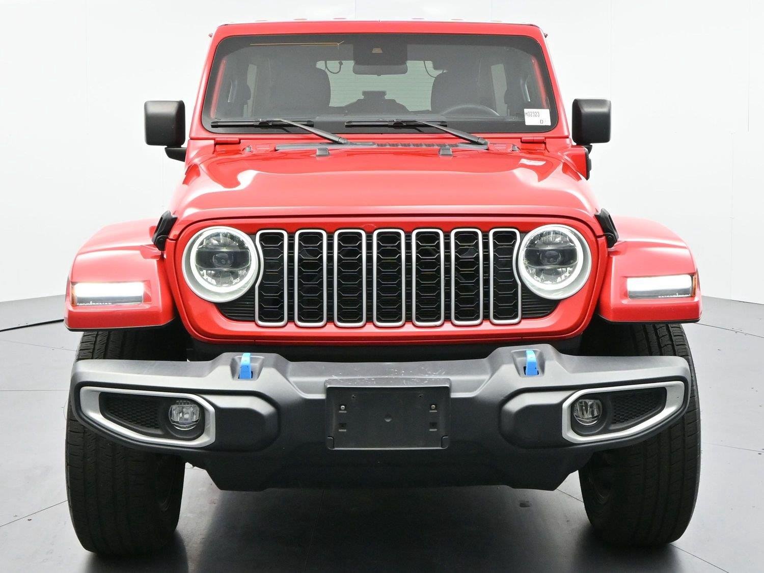 Used 2024 Firecracker Red Clearcoat Jeep Sahara image 2
