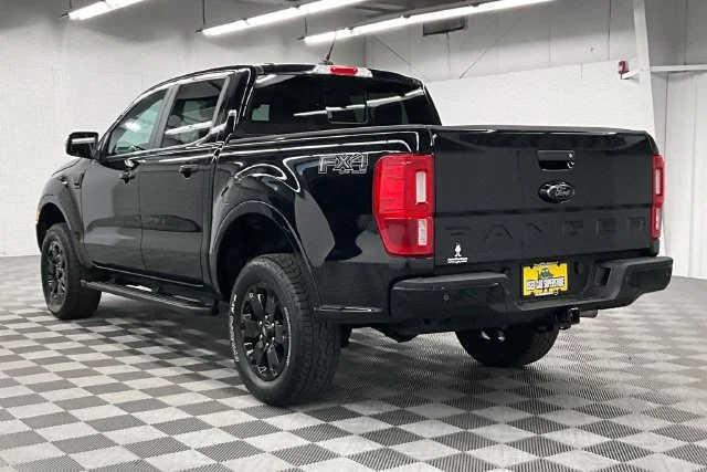 Used 2021 Shadow Black Metallic Ford Lariat image 2