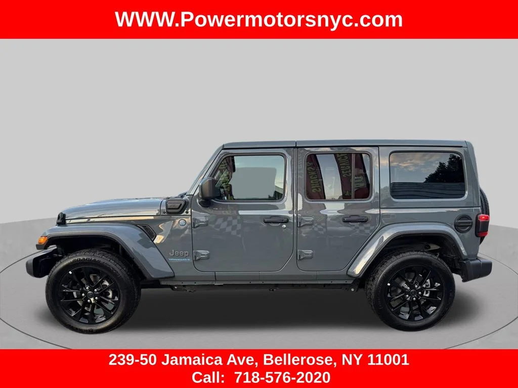 Used 2025 Gray Jeep Sahara 4xe image 2