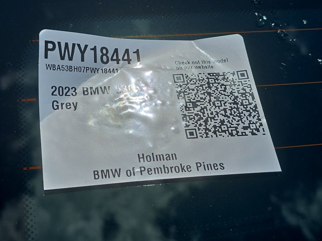 Certified Used 2023 Skyscraper Grey Metallic BMW 530i image 24