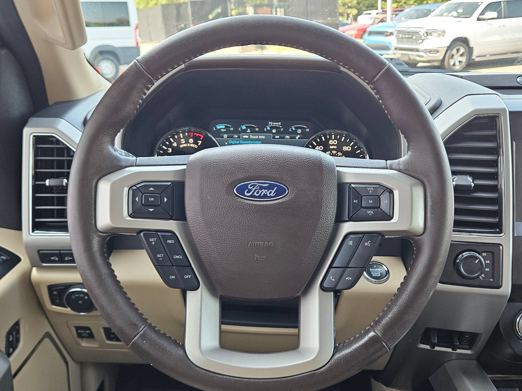 Used 2019 Silver Spruce Metallic Ford LARIAT image 16