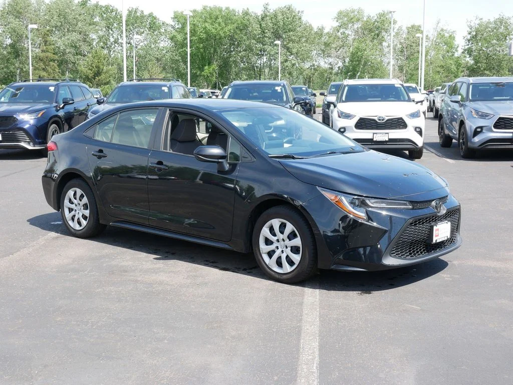 Certified 2020 Toyota Corolla LE with VIN JTDEPRAE6LJ103955 for sale in Minneapolis, Minnesota