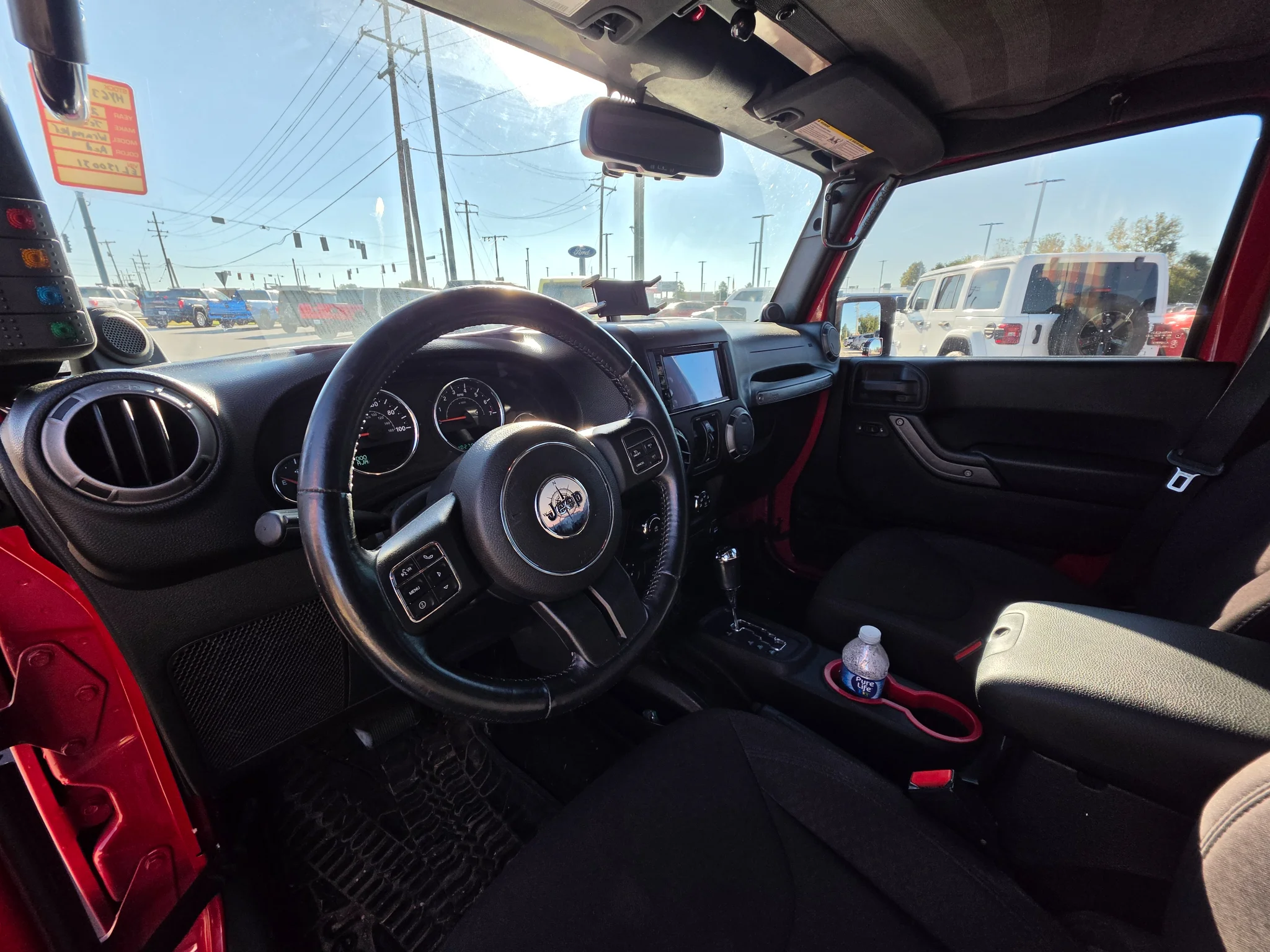 Used 2014 Flame Red Clearcoat Jeep Sport image 12