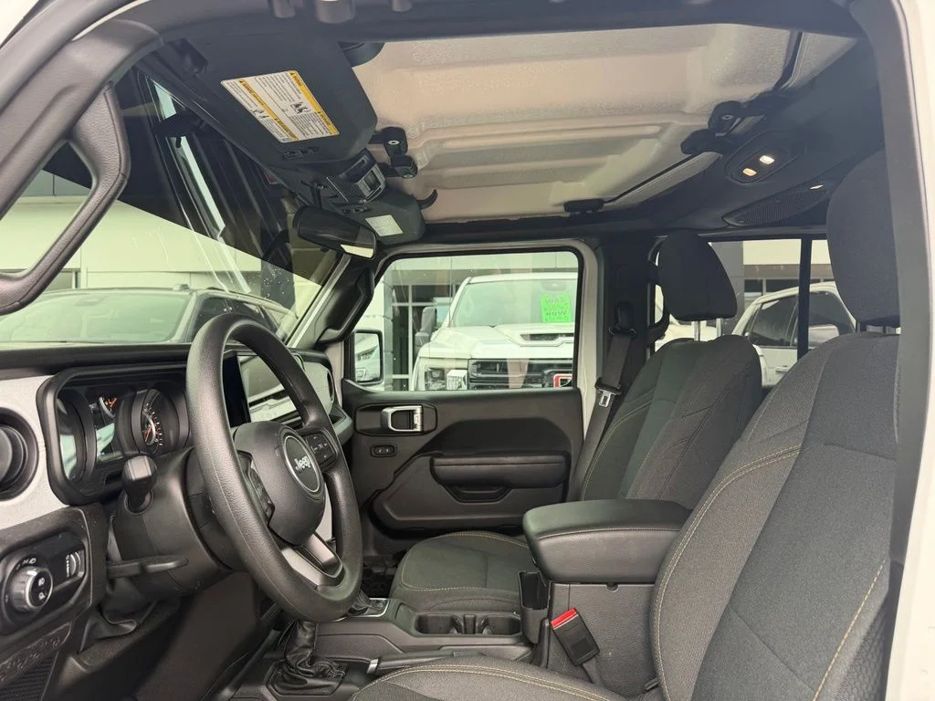 Used 2025 Bright White Clearcoat Jeep Nighthawk image 9