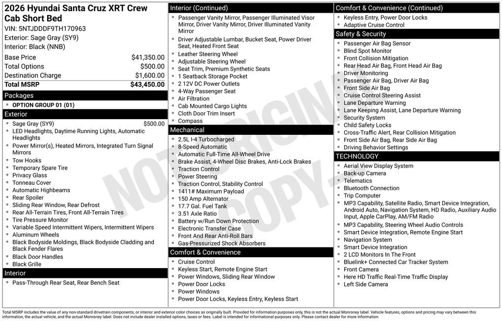 New 2026 Green Hyundai XRT image 4