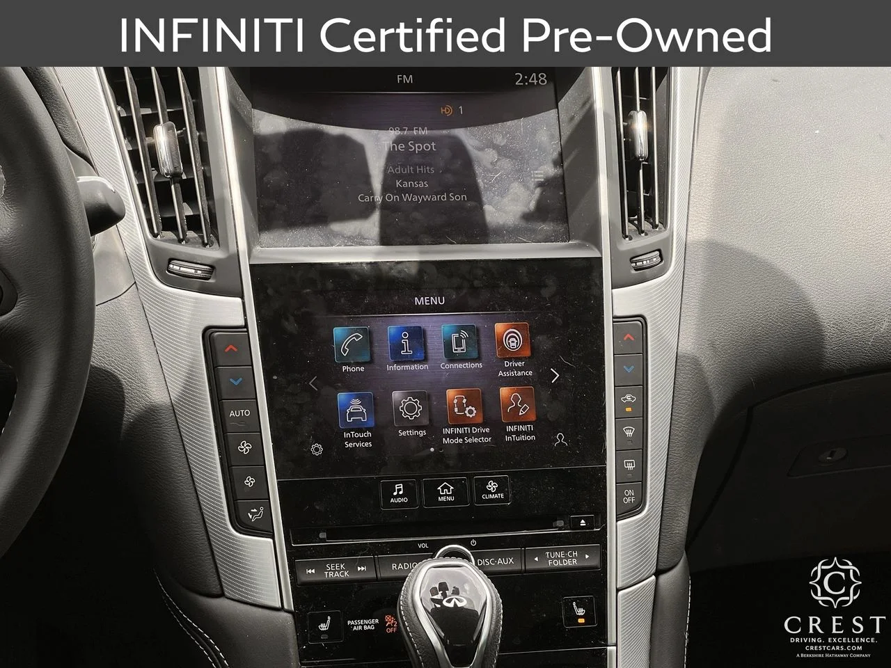 Certified Used 2023 Black Obsidian INFINITI LUXE image 16