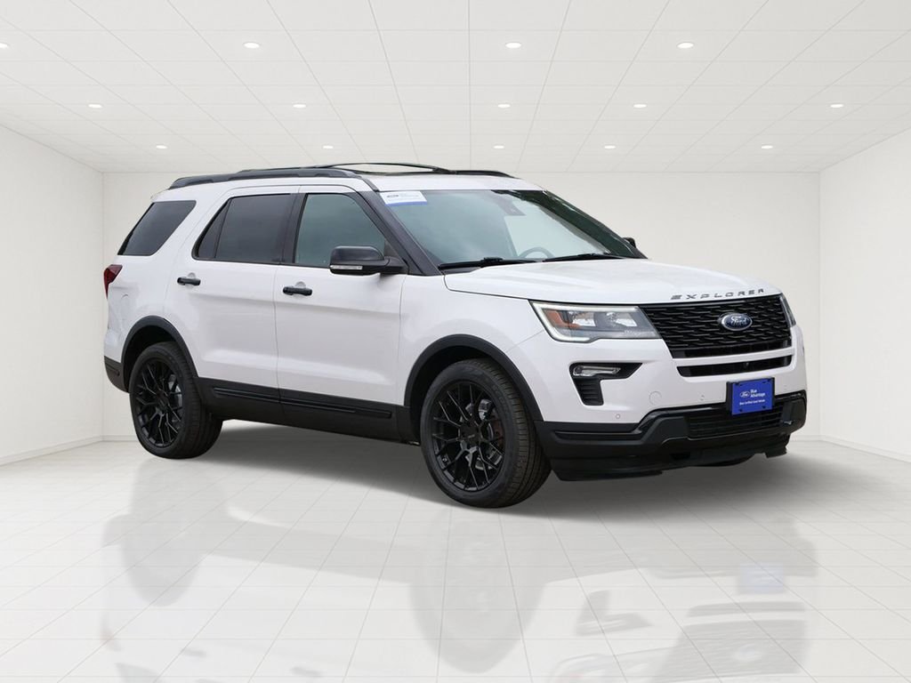 Certified Used 2018 White Ford Sport image 1