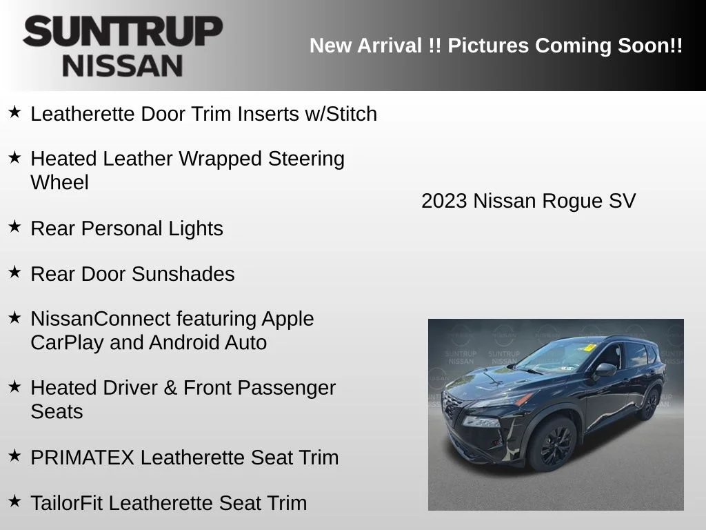 Used 2023 Black Nissan SV image 9