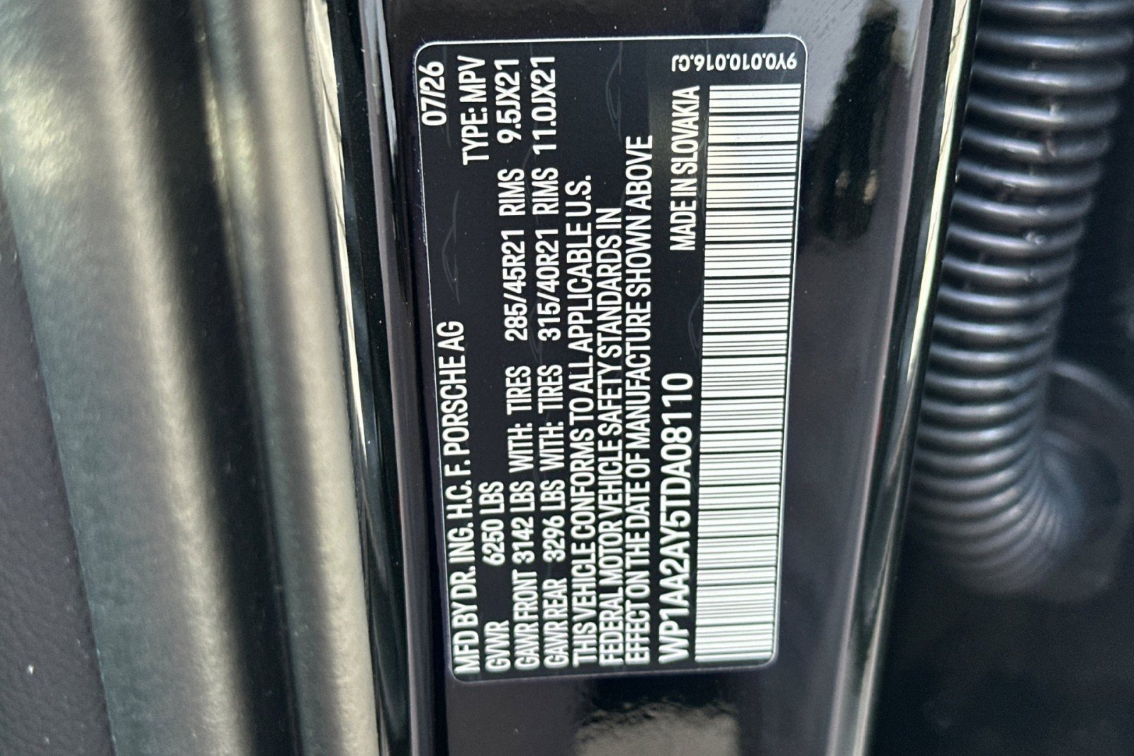New 2026 Chromite Black Metallic Porsche AWD image 29