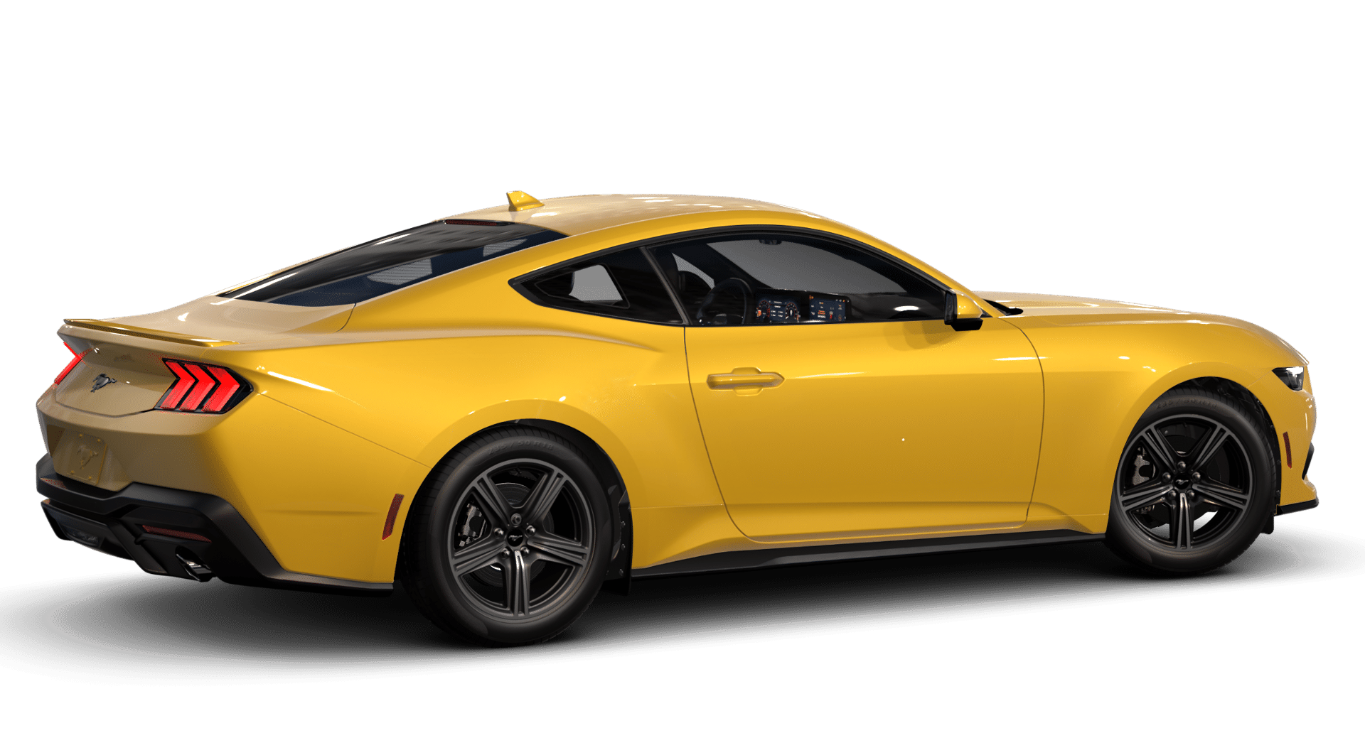 New 2024 Yellow Splash Metallic Ford EcoBoost® Premium Fastback image 3