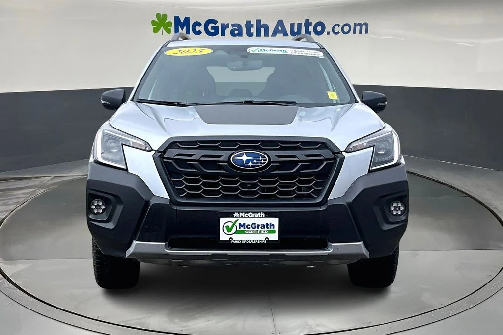 Certified Used 2025 Silver Subaru Wilderness image 2